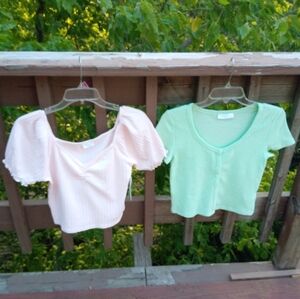 Elodie & Abound Knit Tops Sz M NEW